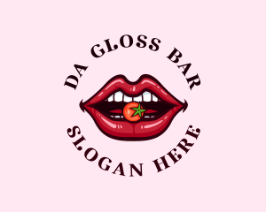 Sexy Lips Fruit logo design