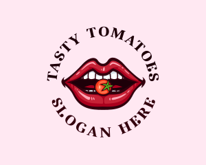 Sexy Lips Fruit logo design