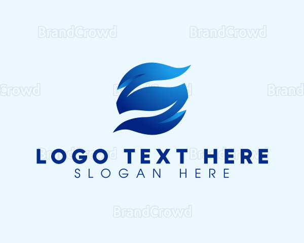 Creative Wave Business Letter S Logo