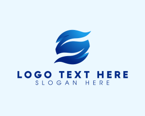 Investor - Creative Wave Business Letter S logo design