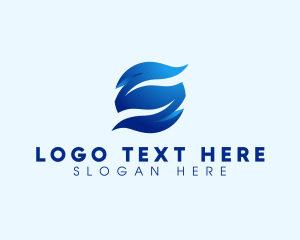 Globe - Creative Wave Business Letter S logo design