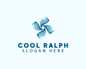 Cooling Wind Propeller  logo design