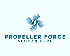 Propeller - Cooling Wind Propeller logo design