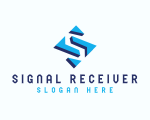 Industrial Firm Letter S logo design