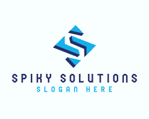 Industrial Firm Letter S logo design