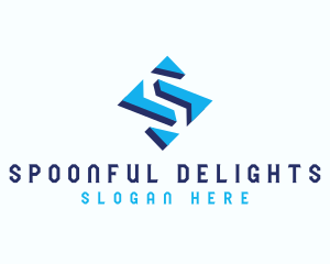 Industrial Firm Letter S logo design