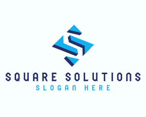 Industrial Firm Letter S logo design