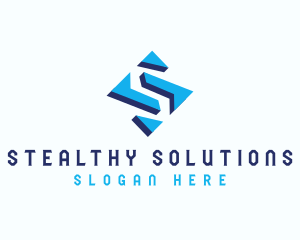 Industrial Firm Letter S logo design