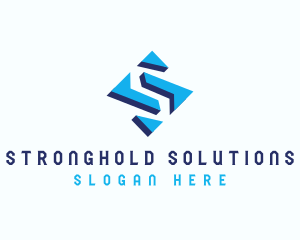 Industrial Firm Letter S logo design