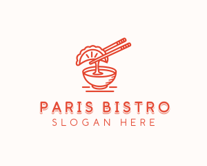 Gyoza Culinary Cooking logo design