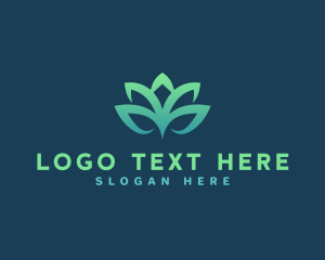 High End - Premium Hotel Lotus logo design