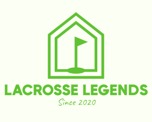 Green Home Golf Course logo design