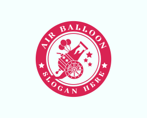 Balloon - Circus Canon Balloon logo design