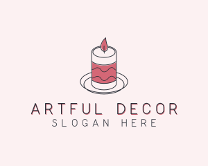 Spa Candle Decoration  logo design