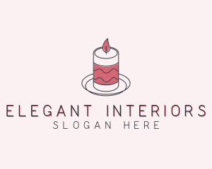 Spa Candle Decoration  logo design