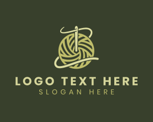 Stitching - Weaver Needle Yarn logo design