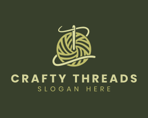 Weaver Needle Yarn logo design