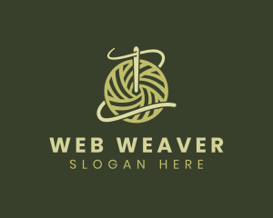 Weaver Needle Yarn logo design