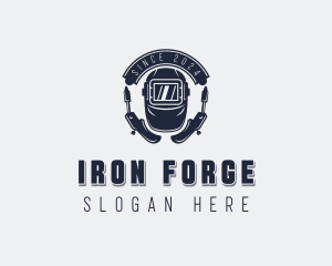 Welding Ironworks Fabrication logo design