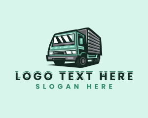 Transport - Truck Forwarding Logistics logo design