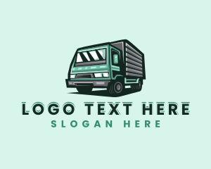 Cargo - Truck Forwarding Logistics logo design