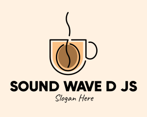 Morning - Robusta Coffee Cup logo design