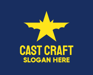 Cast - Celebrity Star Bat logo design