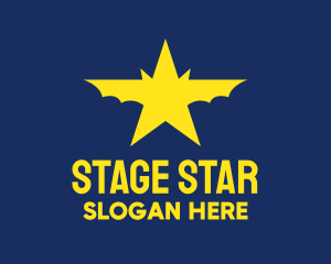 Actor - Celebrity Star Bat logo design