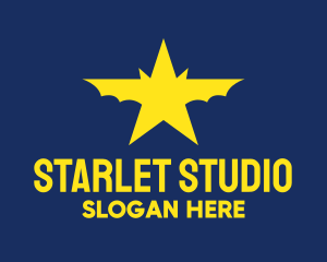 Actress - Celebrity Star Bat logo design