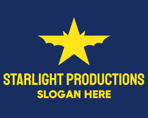 Showbiz - Celebrity Star Bat logo design
