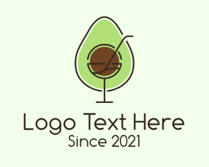 Cleanse - Avocado Juice Drink logo design