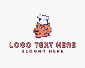 Cook - Tiger Chef Cook logo design