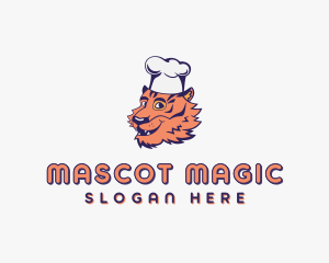 Tiger Chef Cook logo design