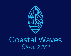 Lighthouse Coastal Landmark logo design