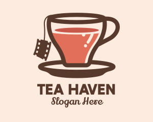 Film Tea Cup  logo design