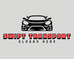 Car Transportation Detailing logo design