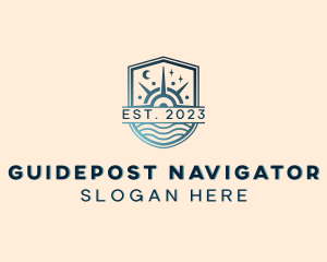 Navigator - Sea Compass Navigation logo design