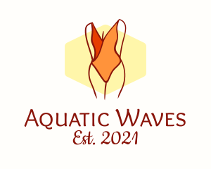 Swimming - Swimming Outfit Boutique logo design