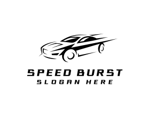 Lightning Speed Car logo design