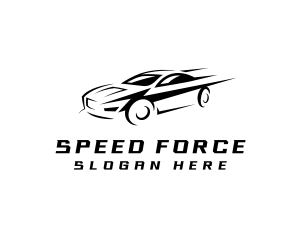 Lightning Speed Car logo design