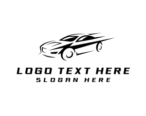 Car - Lightning Speed Car logo design