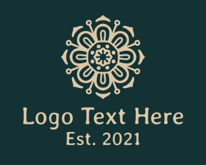 Mandala - Floral Mandala Decor logo design