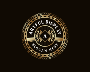 Luxury Art Deco logo design