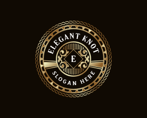 Luxury Art Deco logo design