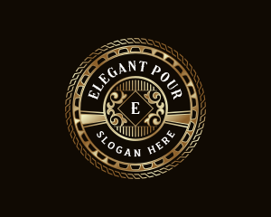 Luxury Art Deco logo design