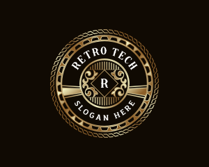 Luxury Art Deco logo design