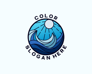 Tropical - Sea Surfing Resort logo design