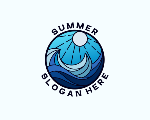 Sea Surfing Resort logo design