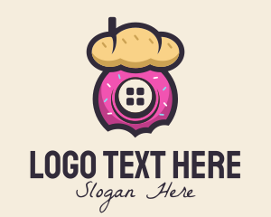 Bread - Bread & Donut Bakery logo design