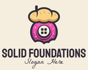 Bread & Donut Bakery Logo